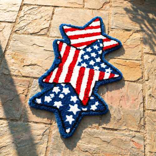 Stars & Stripes Tufted Rug